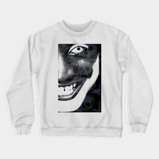 Scary man smile Crewneck Sweatshirt